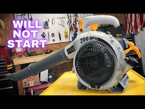 Видео: Воздуходувка не запускается после хранения | Давайте исправим это