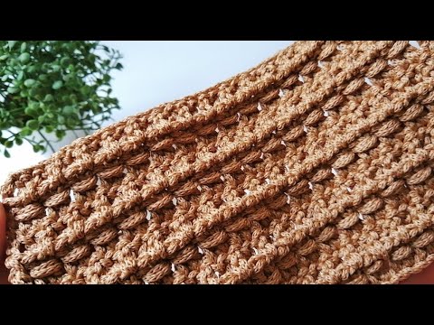 Видео: 🤩Очень простой 👍двусторонний узор крючком для начинающих