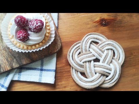 Видео: Салфетка из одного узла | Дерево жизни