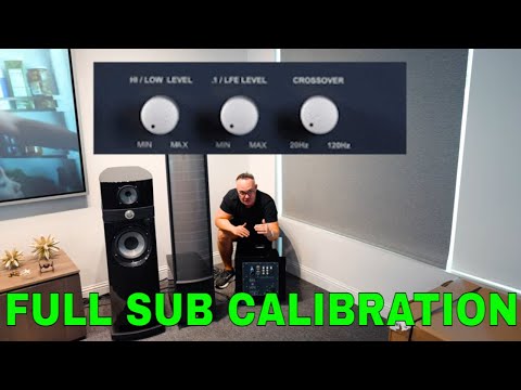 Видео: Полная калибровка сабвуфера REL. Как правильно откалибровать и настроить сабвуфер REL под ваши ко...