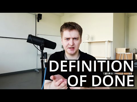 Видео: Definition Of Done / Как работает в Scrum?