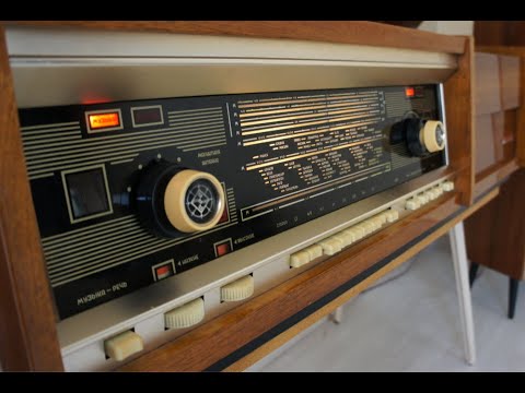 Видео: Радиола высшего класса "Симфония 003" на ФМ. Качественный стереоприем с использованием вариометра.