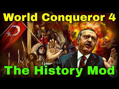 Видео: Турецкие амбиции и альтернативщина. Мод "The History Mod" на игру World Conqueror 4.