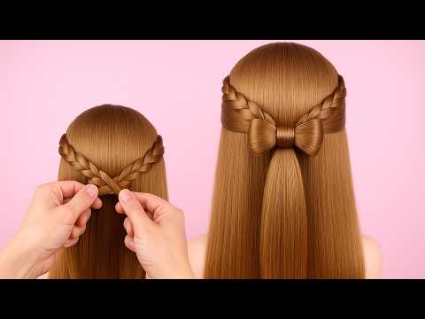 Видео: Простые прически разных типов | Простые прически | Красивые прически | Прически для девочек