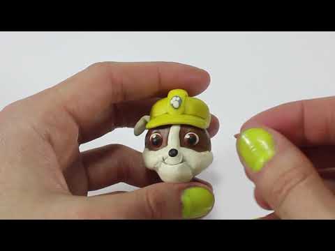 Видео: Щенячий патруль, лепим Крепыша из пластилина.