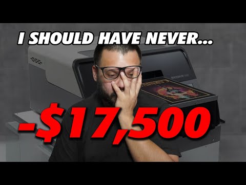 Видео: НЕ ПОКУПАЙТЕ ПРИНТЕР DTG, ПОКА НЕ ПОСМОТРИТЕ ЭТО ВИДЕО | Ricoh Ri1000