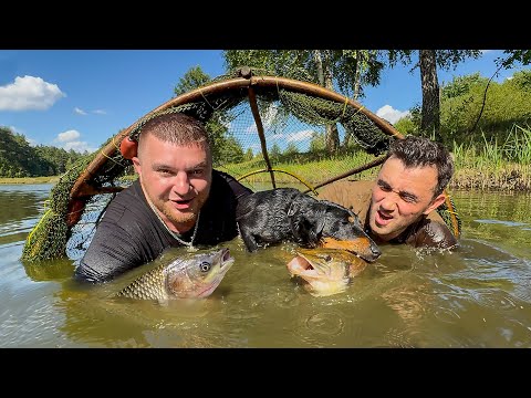 Видео: Ловля таптухой! Это просто шок! Что мы поймали!
