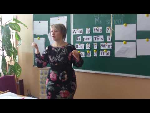 Видео: Открытый урок по английскому языку