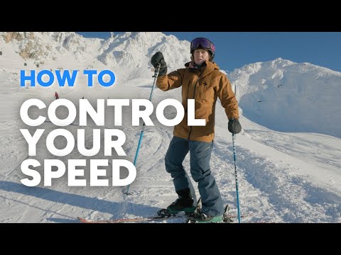 Видео: КАК КОНТРОЛИРОВАТЬ СКОРОСТЬ ПРИ КАТАНИИ НА ЛЫЖАХ | Как замедлиться, контролировать скорость и сох...