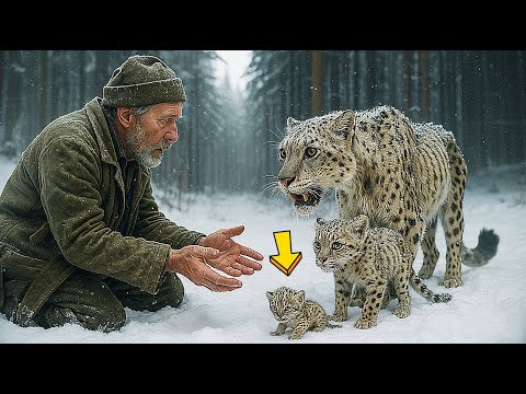 Видео: СНЕЖНЫЙ БАРС УМОЛЯЛ О ПОМОЩИ ДЕДУШКУ, НЕВЕРОЯТНО ДОБРАЯ ИСТОРИЯ ПРОДОЛЖЕНИЕ ЧАСТЬ 2