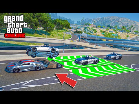 Видео: ПРИЦЕПИЛ НЕВИДИМУЮ РАМПУ И БУСТ  И ЗАТРОЛИЛ ПОЛИЦИЮ, ПОЛИЦЕЙСКИЕ ПОГОНИ В GTA 5 ONLINE !
