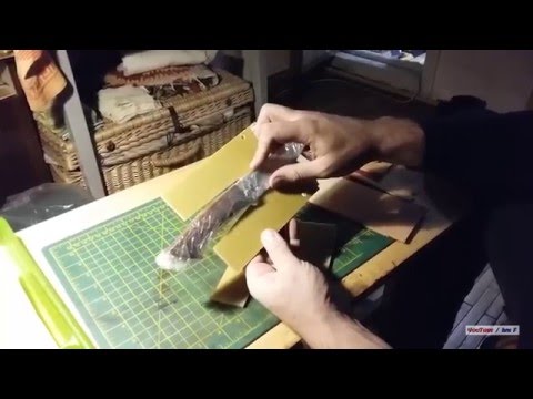 Видео: Поэтапное изготовление ножен с формовкой под рукоять