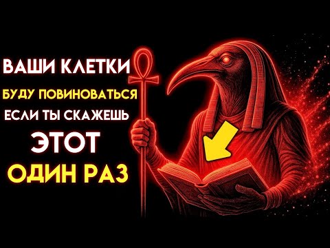 Видео: ЗАПРЕЩЕННЫЙ ГРИМУАР Тота: Ваши клетки ПОДЧИНЯЮТСЯ СВЯЩЕННОМУ Слову (Произнесите его ТОЛЬКО ОДИН РАЗ)
