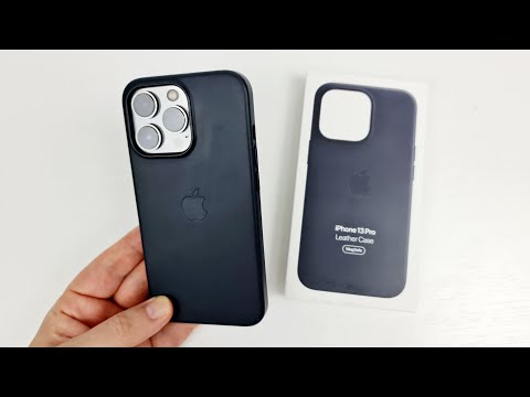 Видео: Распаковка и обзор кожаного чехла для iPhone 13 Pro!