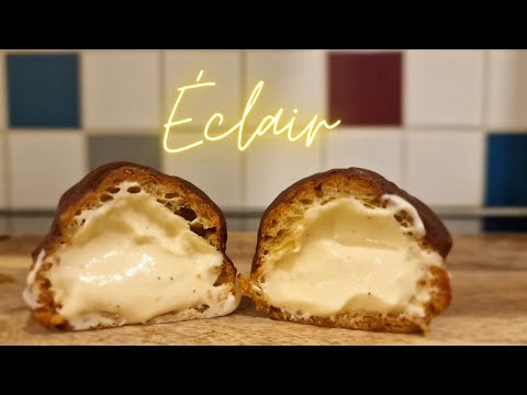 Видео: Най-добрата рецепта за шоколадови еклери! / The best chocolate eclair recipe!