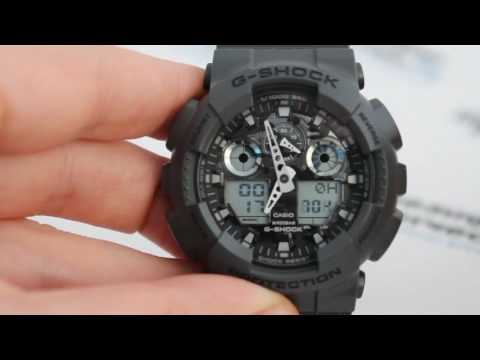 Видео: Casio G-SHOCK GA-100CF-8A - Как настроить часы Casio | Watch-Forum.RU