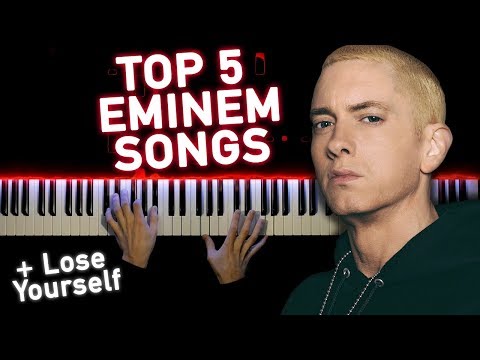 Видео: ТОП 5 ПЕСЕН EMINEM НА ПИАНИНО