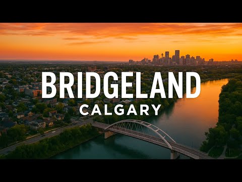 Видео: район Bridgeland Calgary тихе місце поряд з рухливим downtown Canada 