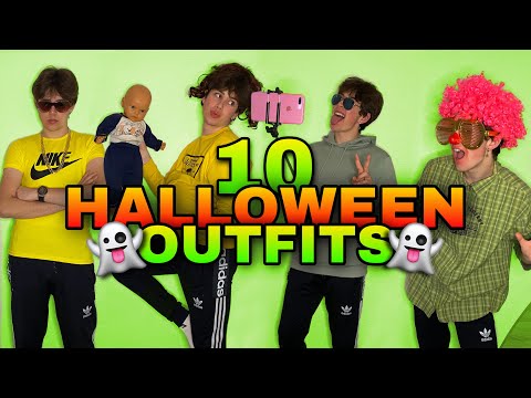 Видео: 10 Halloween Outfits (Шала🤡)