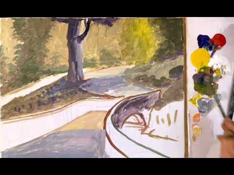 Видео: Теперь я знаю, с чего начать рисовать пейзаж.