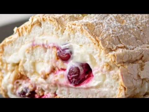 Видео: Меренговый рулет - рецепт