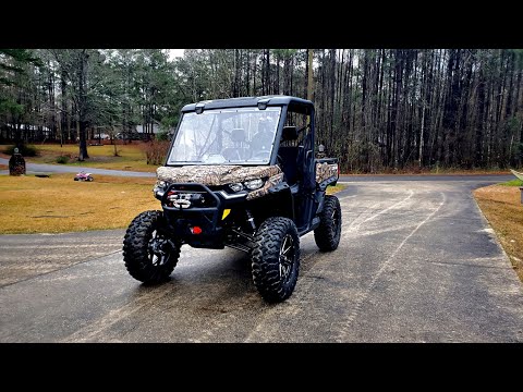 Видео: Can-Am Defender Xmr 2021: обзор и установка 2-дюймового кронштейна для подъёма