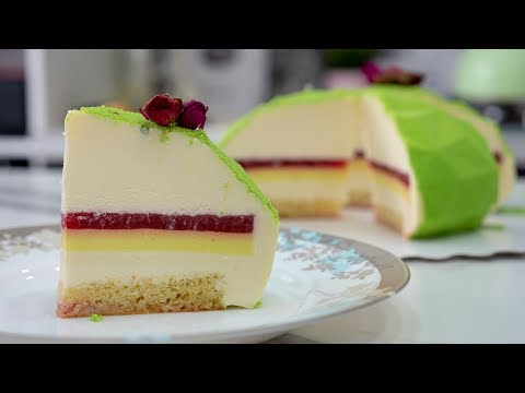 Видео: Муссовый торт 🍓 " Лайм-Клубника-Белый шоколад"🍋 - Я - ТОРТодел!