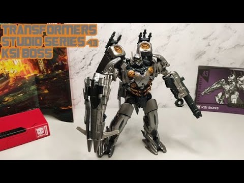 Видео: Кси Босс/Ksi Boss, трансформер, обзор фигурки  Studio Series 43.