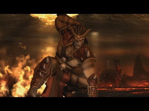 Видео: Mortal Kombat 9 Komplete Edition Шао Кан: все вступительные и победные позы *MOD* (HD)