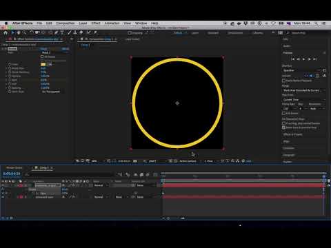 Видео: Как нарисовать анимированную окружность в Adobe After Effects CC