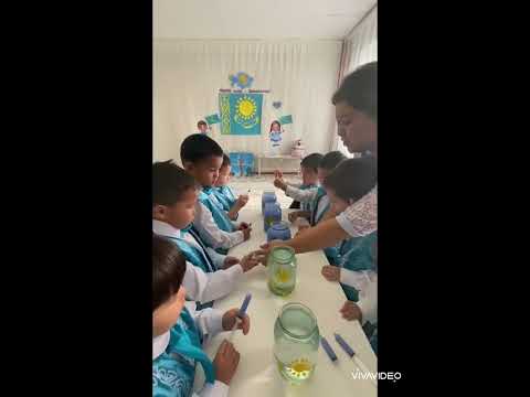 Видео: Республика күніне орай "Сказка" бөбекжай бақшасында ашық сабақ өтті. Тәрбиеші : Дюсебаева Асель.
