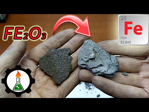 Видео: Получаю ЖЕЛЕЗО из ОКАЛИНЫ (руды)   (How to get iron from ore with your own hands)