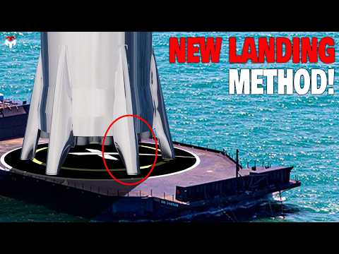 Видео: Блестящее решение SpaceX по посадке звездолета на беспилотник, решающее неразрешимую для Mechazil...