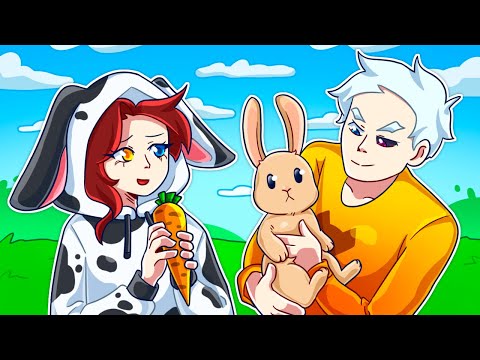 Видео: ❤️ Майнкрафт но СТАЛА ПОМОЩНИКОМ КРОЛИКОМ