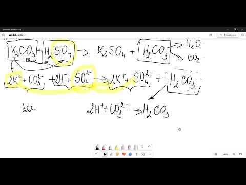 Видео: Йоннообменни реакции. Писане на пълно и съкратенно йонно уравнение.