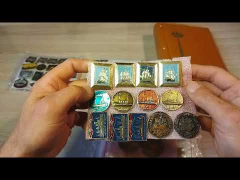 Видео: Распродажа значков СССР ТРАНСПОРТ#hobby