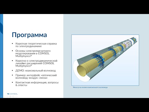 Видео: Вычислительная электродинамика и использование COMSOL Multiphysics® в ней