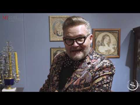 Видео: Васильев представление выставки СТАРИННЫЕ ВЫШИВКИ