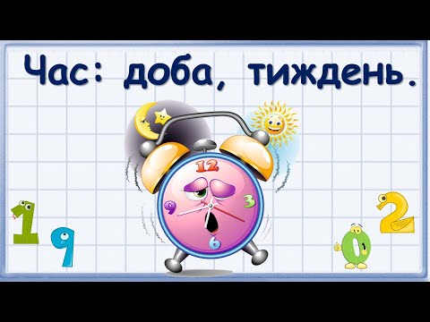 Видео: Час: доба, тиждень.