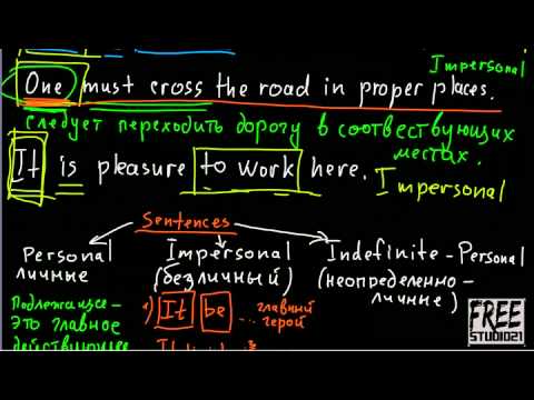 Видео: Безличные предложения - impersonal sentences