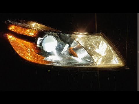 Видео: Skoda Octavia A5 2.0TDI ставим LED!