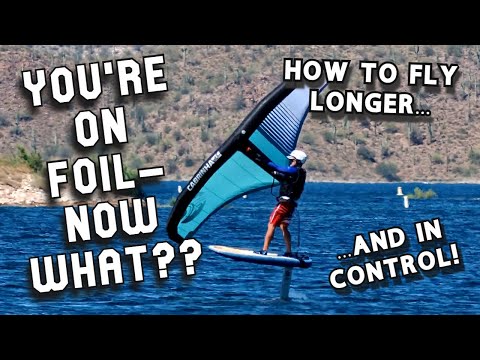 Видео: Вы на фойле... Что теперь?! Как летать дольше — и контролировать ситуацию! | AWKWA Wingfoiling 101