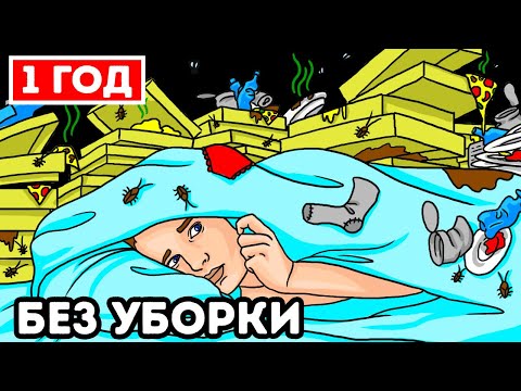 Видео: Что, если вы не будете убираться дома целый год?