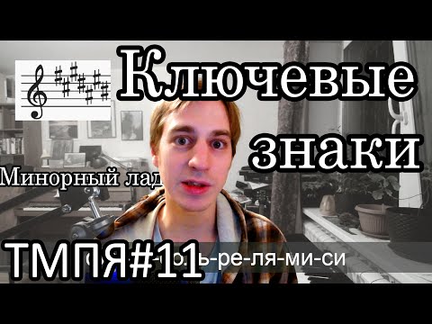 Видео: Теория музыки 011 [ЭТМ 8] - Минорный лад, ключевые знаки, параллельные тональности