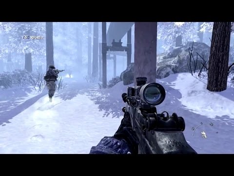 Видео: Очень Ностальгичная Снайперская Миссия из Call of Duty Modern Warfare 2