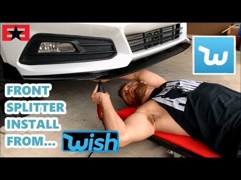 Видео: ST оснащается передними, боковыми и задними сплиттерами от... WISH!