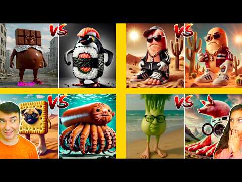 Видео: ШОКОЛАД И КОЛБАСА 😂 Не ЗАСМЕЙСЯ ЧЕЛЛЕНДЖ! ITALIAN BRAINROT Валеришка и папа