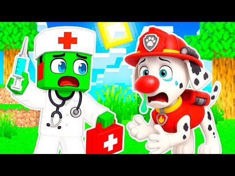 Видео: МАРШАЛ СИЛЬНО БОЛЕН! Я СТАЛ ВРАЧОМ в МАЙНКРАФТ ЩЕНЯЧИЙ ПАТРУЛЬ