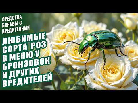 Видео: ЛЮБИМЫЕ СОРТА РОЗ В МЕНЮ У БРОНЗОВОК И ДРУГИХ ВРЕДИТЕЛЕЙ. МЕТОДЫ БОРЬБЫ С ВРЕДИТЕЛЯМИ. РОЗЫ В САДУ
