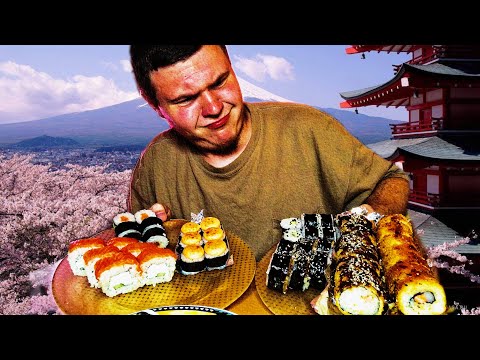 Видео: МУКБАНГ РОЛЛЫ | ЗАПЕЧЕННЫЕ РОЛЛЫ #asmr #роллы #rolls #food #mukbang